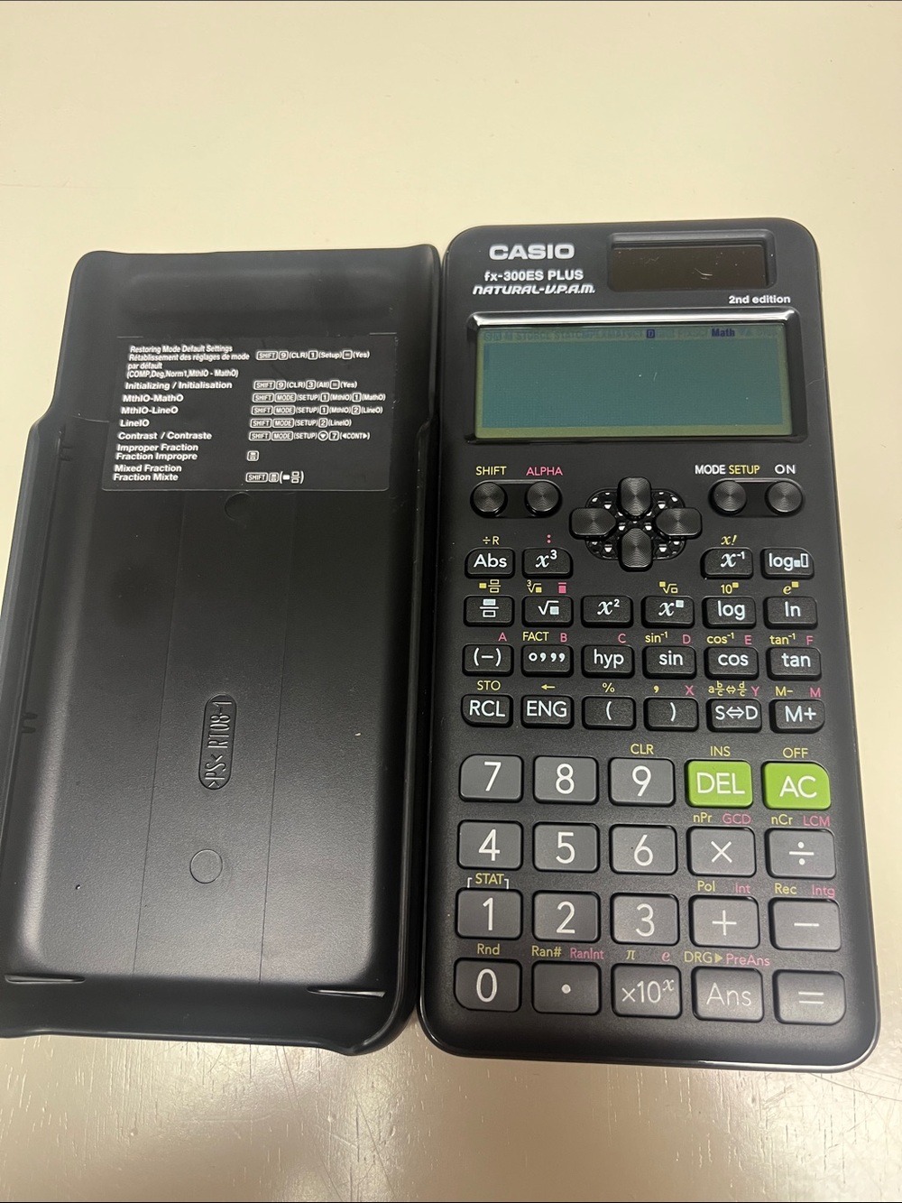 Casio fx-300ES Plus Scientific Calculator black second edition